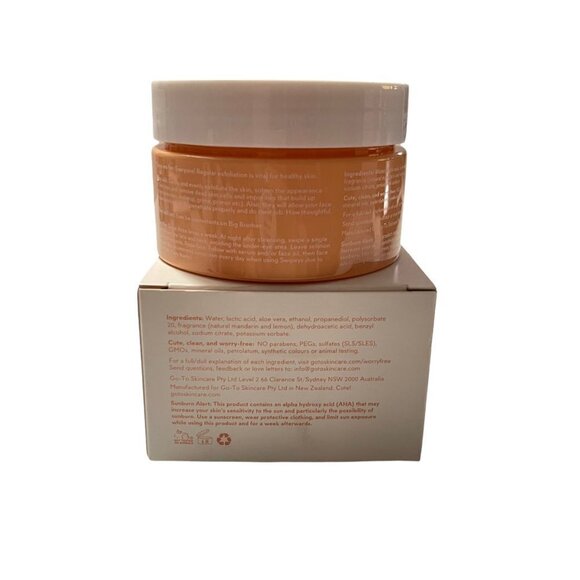 Go-To BNIB Single Use Natural Solution Lactic Acid Exfoliating Swipeys EXP 2022 - Picture 10 of 10